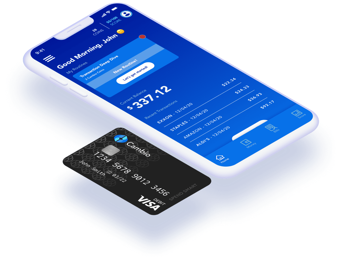 Showcasing fresh start banking in the mobile app